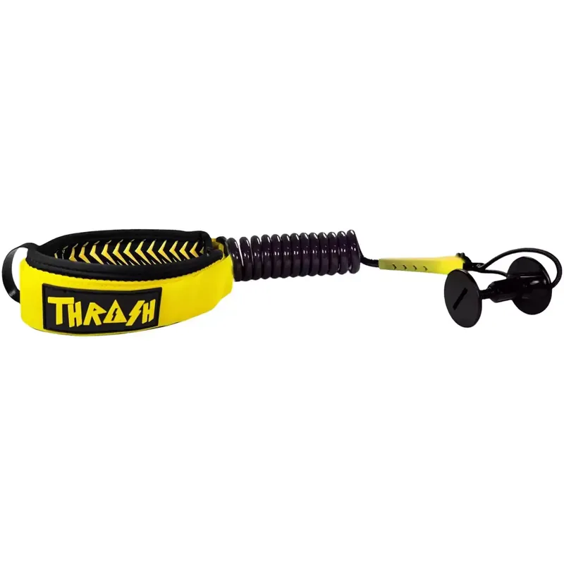 Leash für bodyboard Thrash-Bizeps V-Grip 8mm Black/Yellow Rabatt