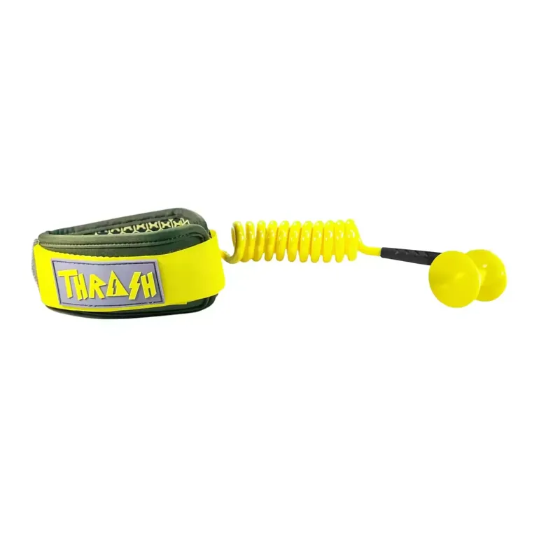 Leash für bodyboard Thrash 9mm Ultra Series Yellow/Green Top-Preis