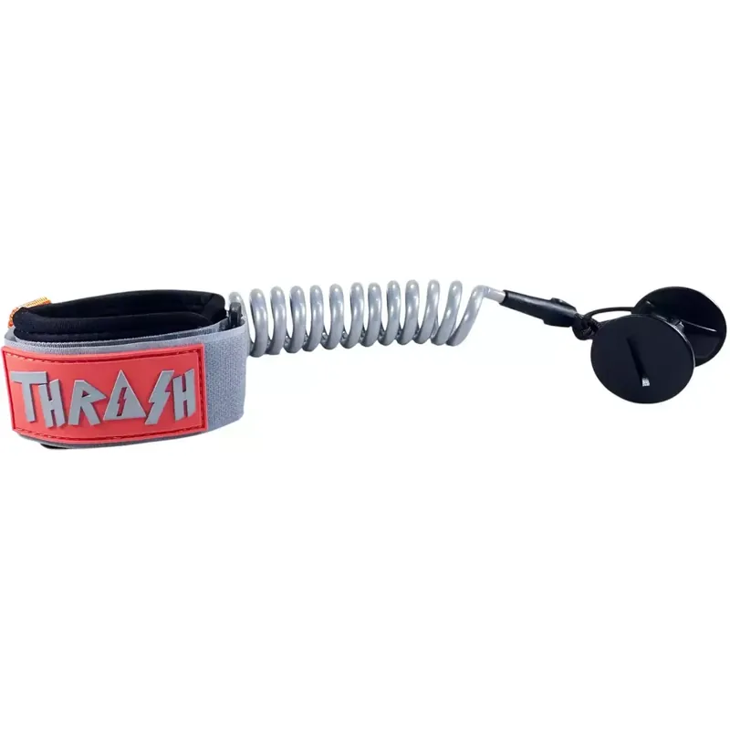 Leash für bodyboard Thrash wrist 7mm Grey/Orange Schnäppchen
