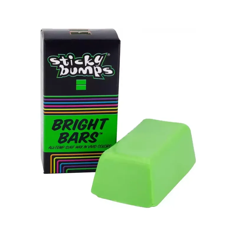 Paraffin Sticky Bumps Bright Bars All-Temp Green Meistverkauft