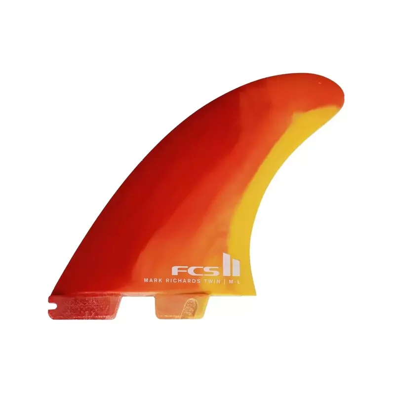 Wochenendangebot Kiele twin fins FCSII Mark Richards PC + Stabilizer Sunset Swirl