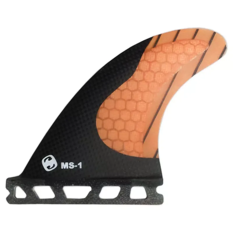 Finnen Mundo-Surf MS-1 Carbon Single Tab Orange Abverkauf