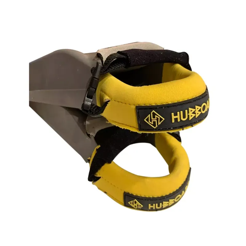 Unterliegt flossen Hubboards Deluxe Fin Tethers Yellow Ausverkauf