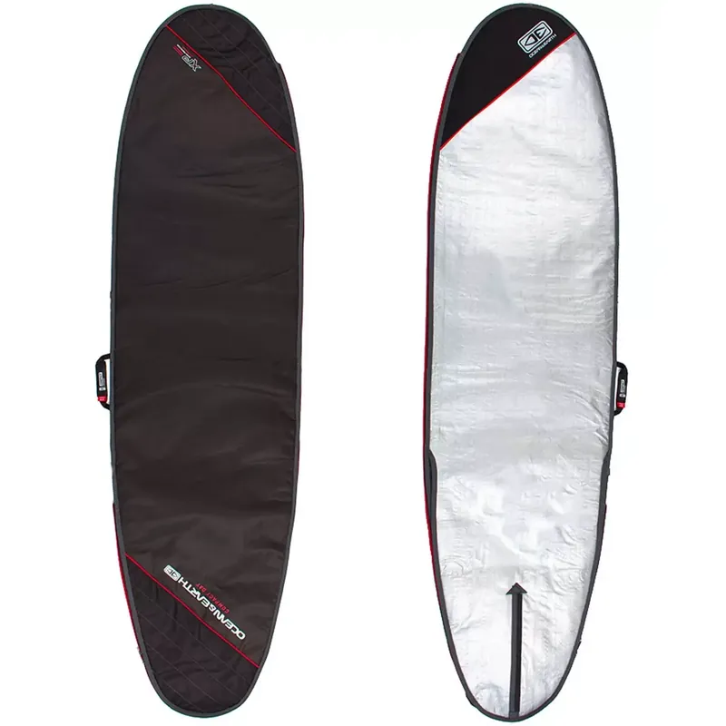 boardbag Ocean & Earth Compact Day Longboard Black/Red Sichere Zahlung
