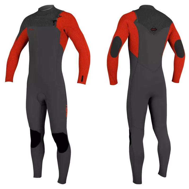 Expressversand Neopren ONeill Hyperfreak Youth 5/4mm+ Raven/Raven/Firered