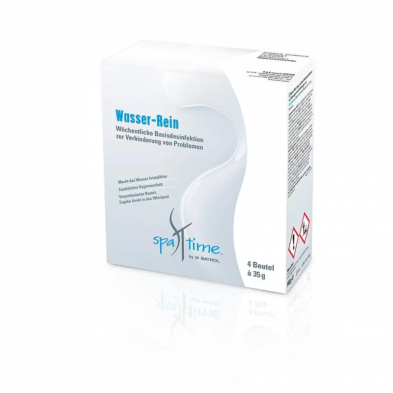 BAYROL SpaTime Wasser-Rein 4 Beutel á 35 g im Karton Top-Angebot