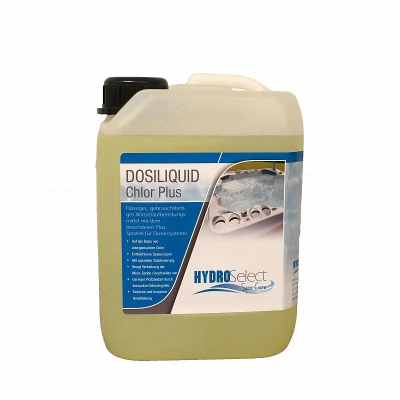HYDROSelect Spa Care DOSILIQUID Chlor Plus für Whirlpools und SwimSpas mit Dosiersystem 2,5 L Saisonangebot
