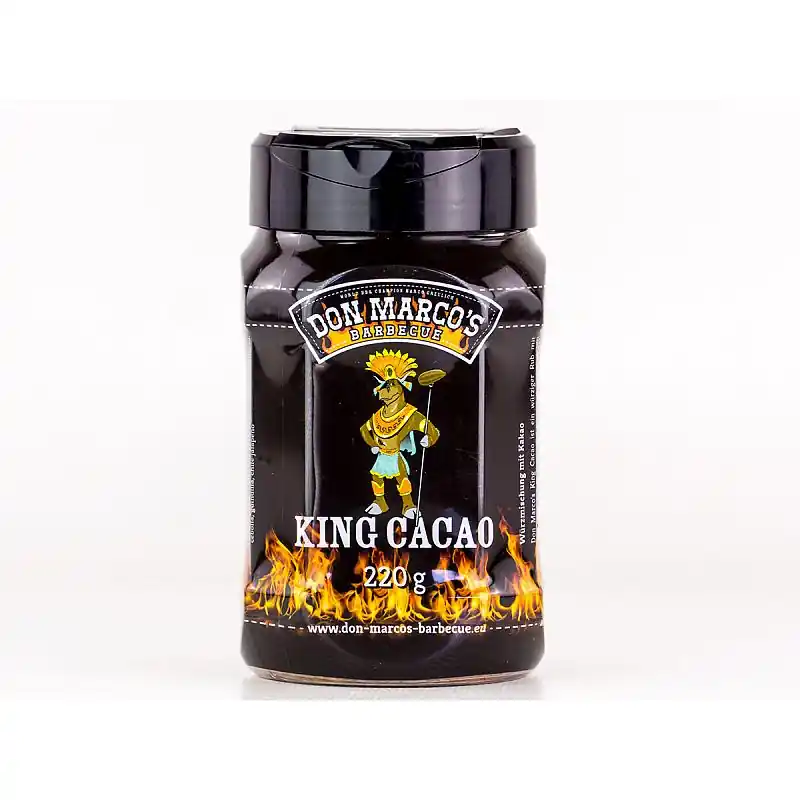 Don Marco´s BBQ Rub King Cacao, 220g Dose Nur Heute