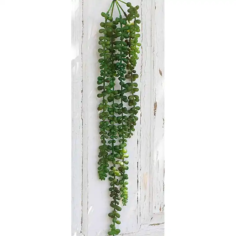 Preisreduziert Künstliche Sukkulente, hängend, 60 cm, grün