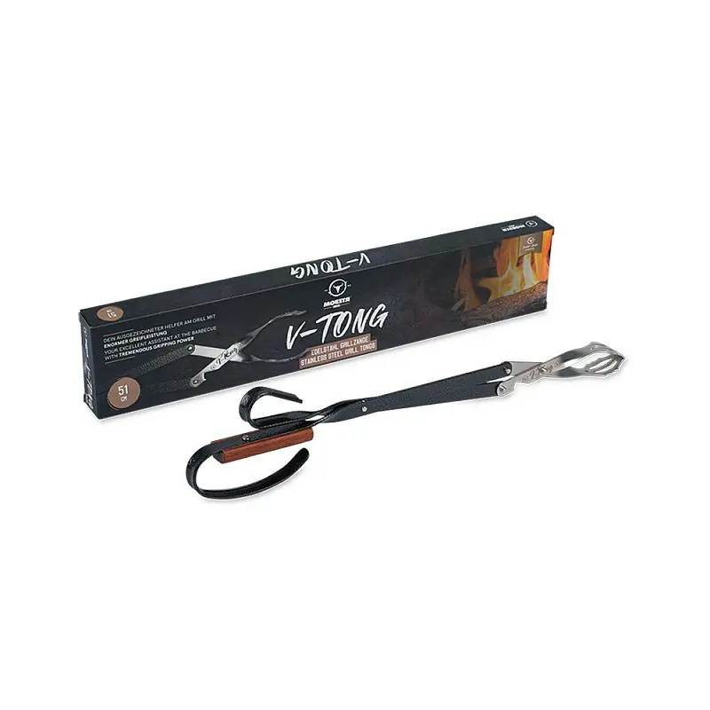 Grillzange V-Tong XL 51 cm mit Flaschenöffner Neu Im Sortiment