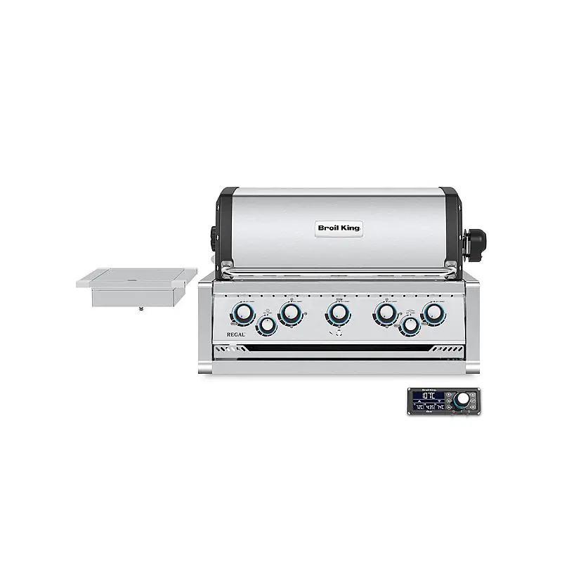Broil King IMPERIAL QS 590 Einbau Gasgrill - Smart Grill mit iQue Intelligent Barbecue inkl. Drehspieß und Seitenkocher Wochenendangebot