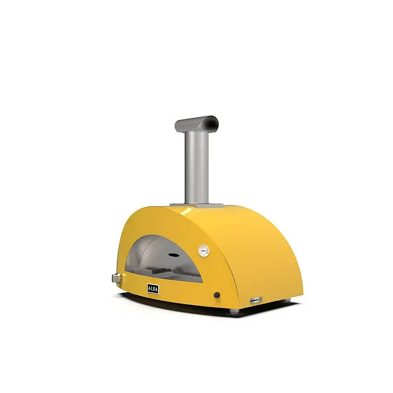 Abverkauf Alfa Forni Moderno 3 Pizze Gas Pizzaofen Fire Yellow