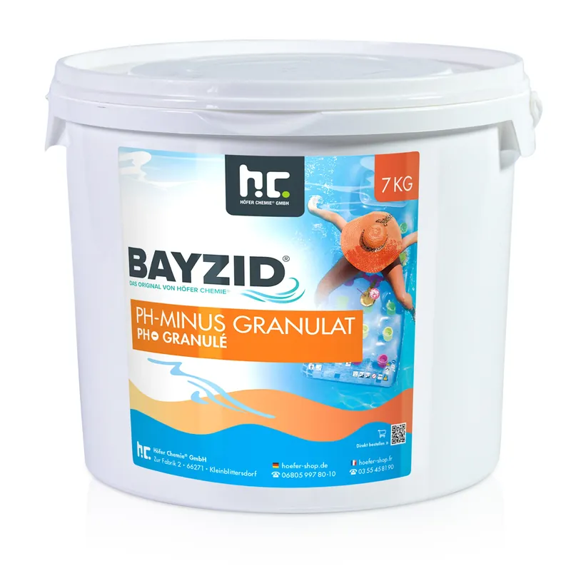 7 kg BAYZID® pH Minus Granulat für den Pool Sonderangebot