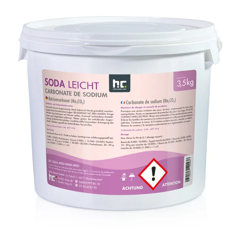 3,5 kg Natriumcarbonat (Soda) leicht technische Qualität Expressversand