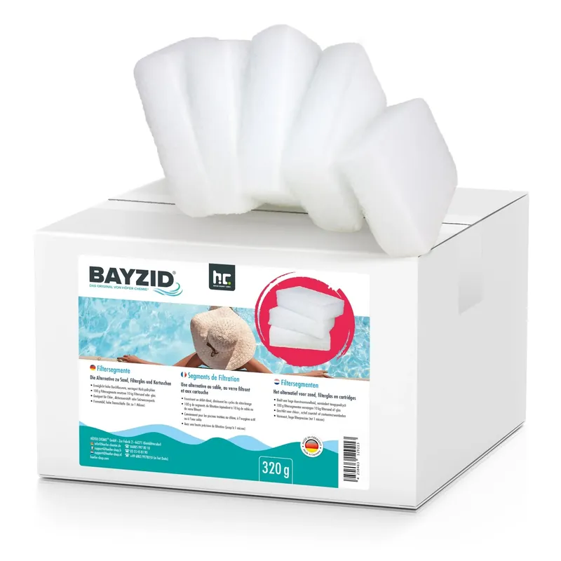 320 g BAYZID® Pool Filtersegmente Ausverkauf