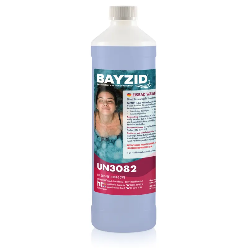 1 L BAYZID® Eisbad Wasserpflege Chlorfrei Heißes Angebot