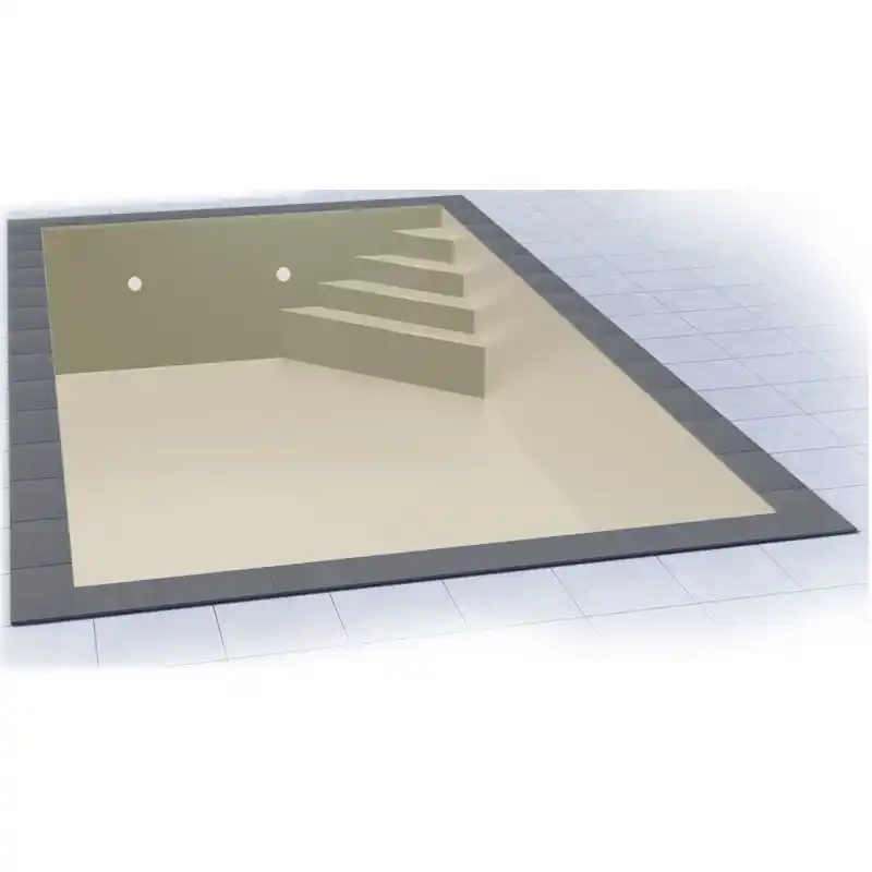 Styropor Pool Set 7 x 3,5 x 1,5 m Ecktreppe Oblique Preis Gesenkt