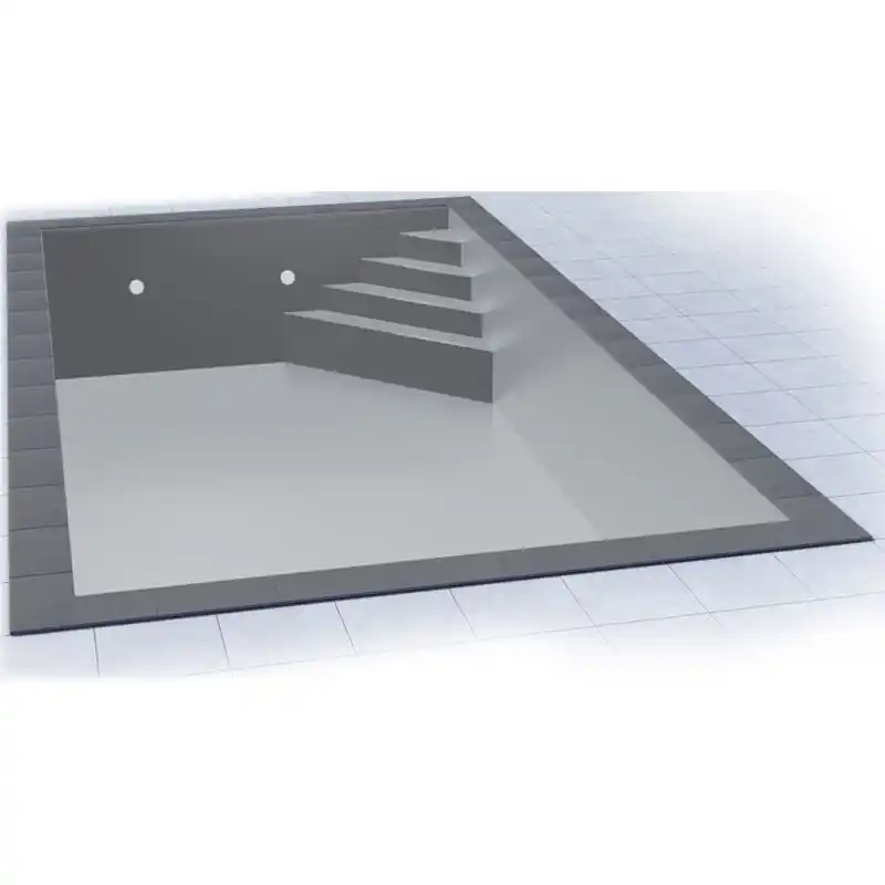 Styropor Pool Set 7 x 3,5 x 1,5 m Ecktreppe Oblique Preiswert