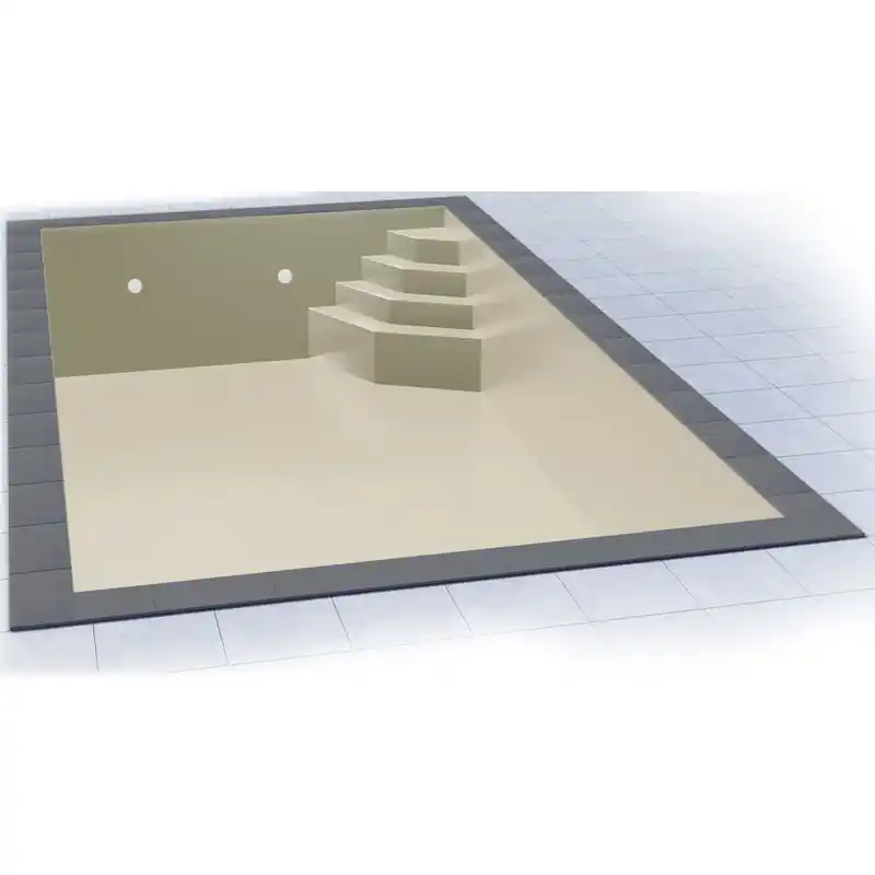 Angebot Styropor Pool Set 7 x 3,5 x 1,5 m Ecktreppe Smaragd
