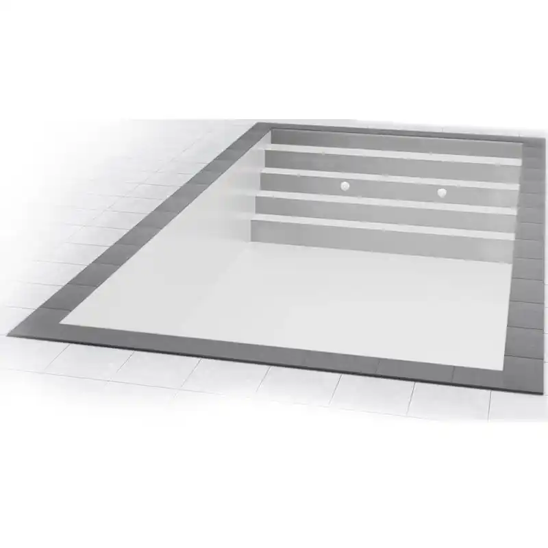 Styropor Pool Set 7 x 3,5 x 1,5 m Treppe Deluxe Abverkauf