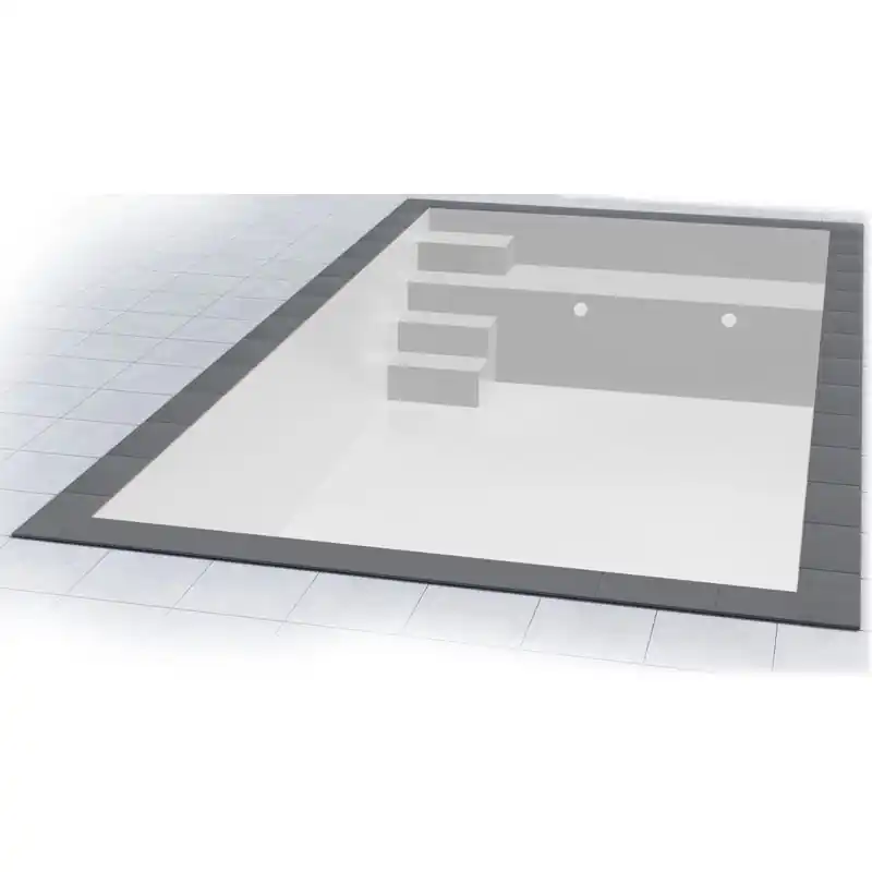 Direktkauf Styropor Poolset 7 x 3,5 x 1,5 m Sitzbank und Treppe