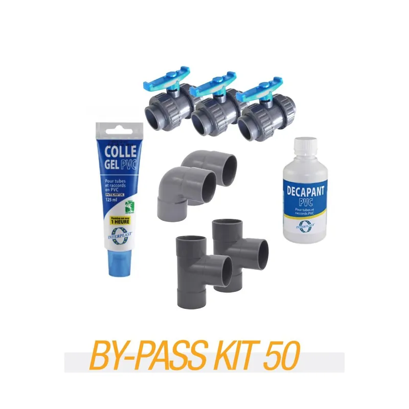 Top-Angebot POOLEX HighEnd Bypass Durchmesser 50mm Poolex Kit für Poolheizung
