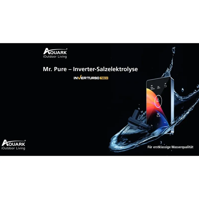 Super-Preis Aquark Mr. Pure MPS34 Inverter-Salzelektrolyse Redox | pH | Temperatur | Wifi 34 g/h