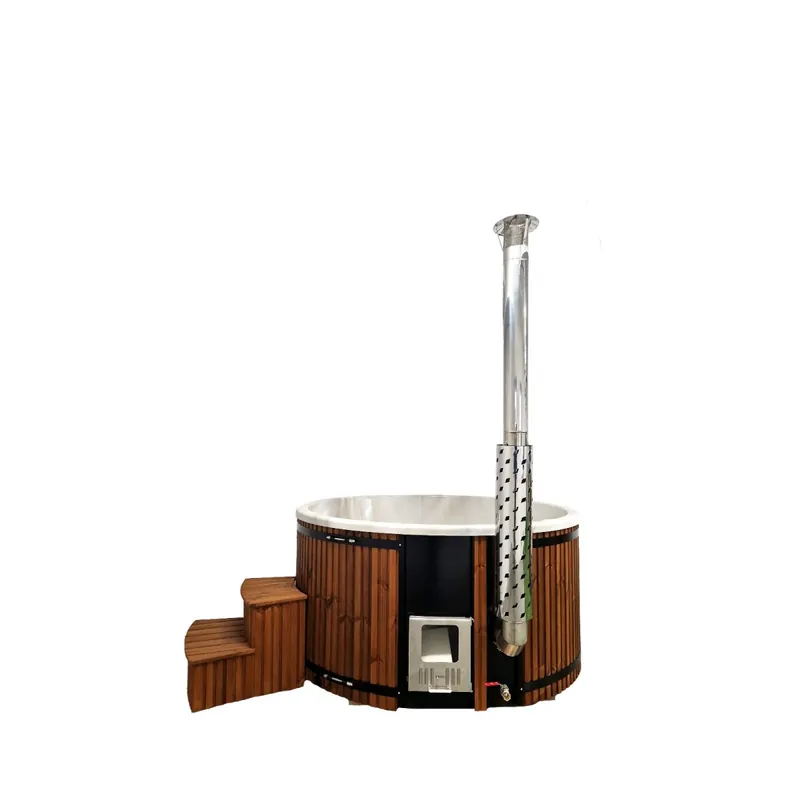 Hottub MOJO 200 cm SPECIAL EDITION – MAXI Outdoor-Whirlpool Integriertem Ofen Rabatt