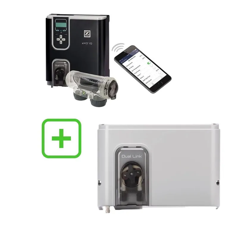 Salzelektrolyse Zodiac eXO iQ 10 g/h bis 40m³ mit WiFi + Zodiac DUAL Link im SET Echt