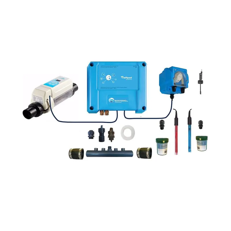 Bestpreis Bausatz WiFiPool Duo Salzelektrolyse pH- und Redox-Regelung – 16 g/h - bis 50 m³