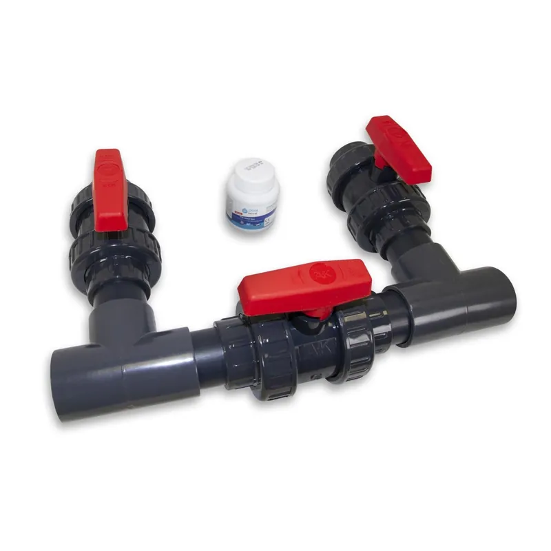 Bypass-Set für Wärmepumpen / Dosieranlagen | Ø 50 mm Klebemuffe -unverklebt- Must-Have