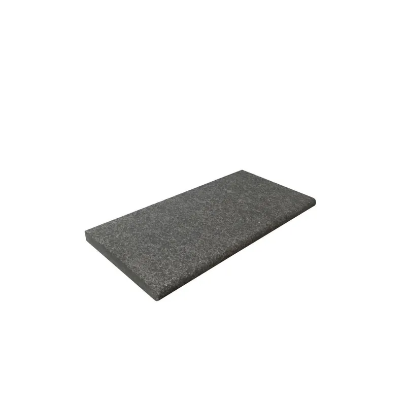 Zertifiziert Scandi Roc Natura Beckenrandstein Set | Kiruna | Mountain Black | Rundbecken Ø 400 cm