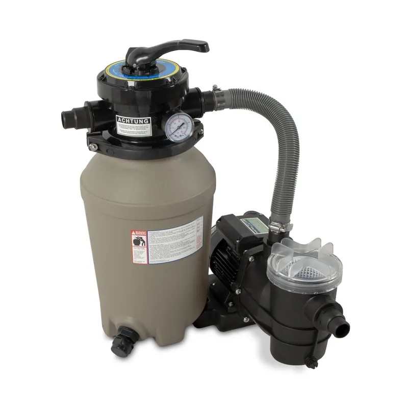 Filteranlage Trend Top Ø 250 mm | Grau | 4 m³/h Pumpe | 500 g Filterbälle Meistverkauft