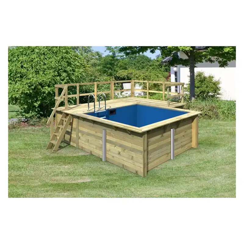 Top-Seller Terrasse Erweiterung rechts/links für Holzpool Terrasse Ausführung Rechteckbecken