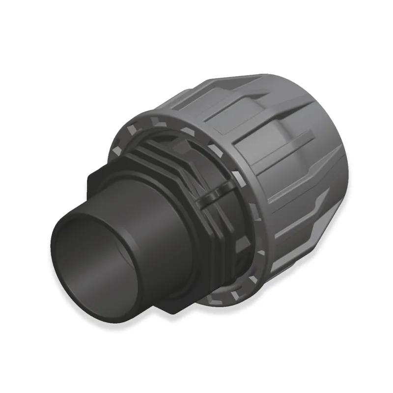 ZeeFlex Übergangsverschraubung Ø 63 mm | Klemm X Klebestutzen | PN6 | Grau/Schwarz Preiswert
