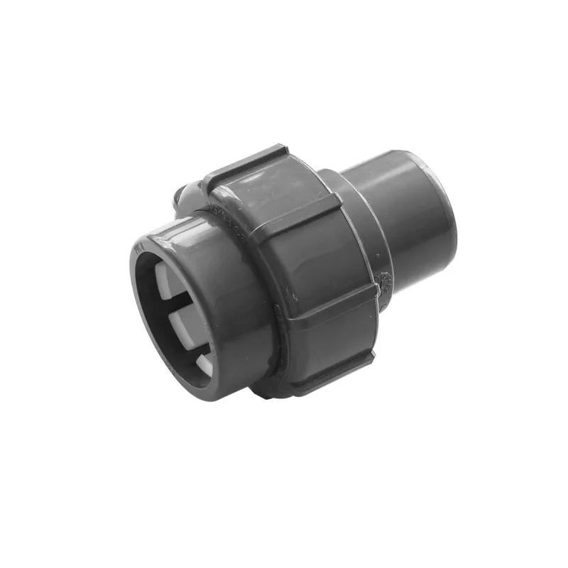 Billig FlexFit Übergangsverschraubung Ø 50 mm | Klemm X Klebestutzen | PN6 | Grau