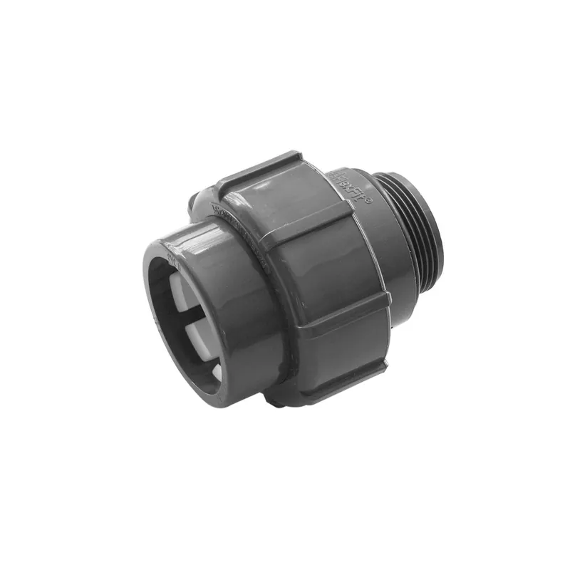 FlexFit Übergangsverschraubung Ø 50 mm | Klemm x 2" AG und O-Ring Neuheit