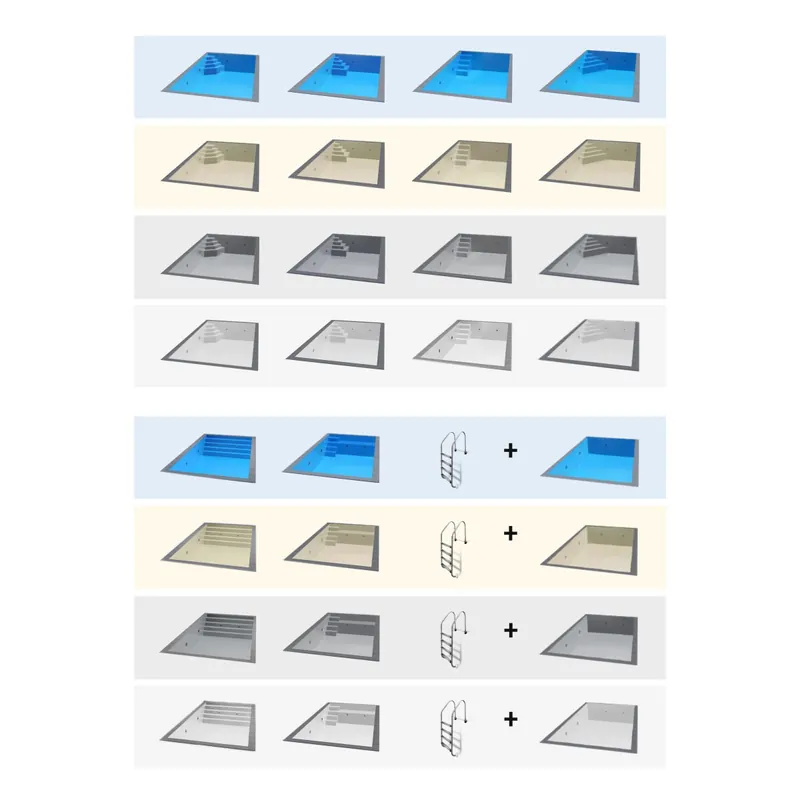 TrendStone Set | Rechteckpool 600 x 300 x 150 cm | versch. Ausführungen Wochenendangebot
