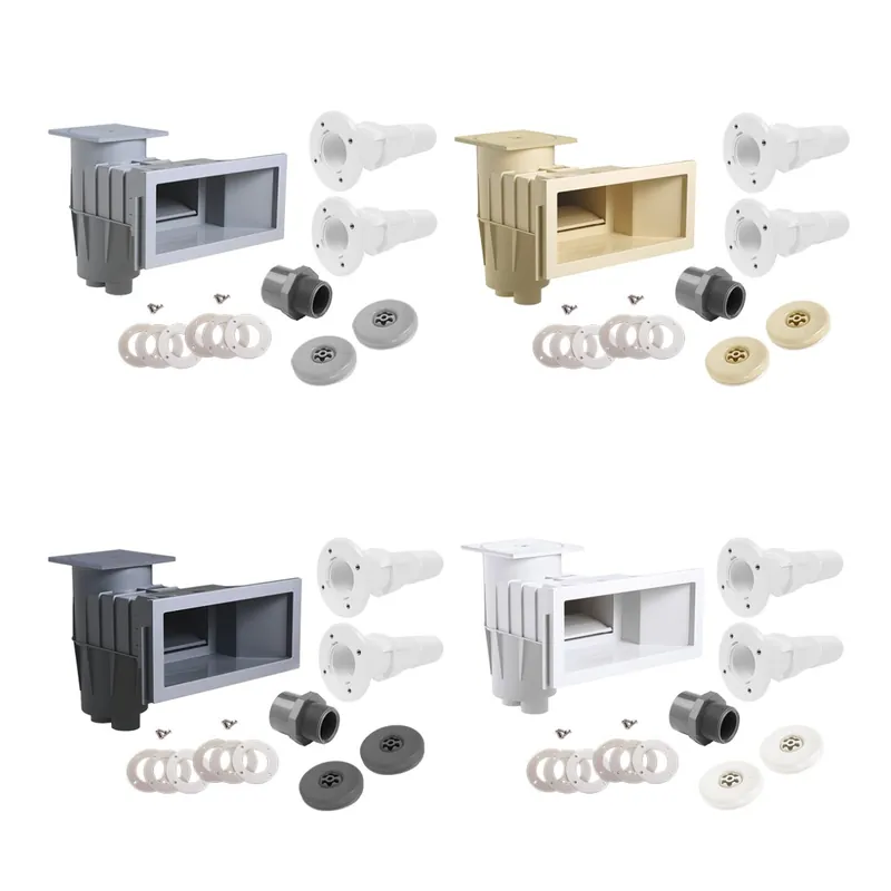 Angebot Set Astralpool Skimmer Breitmaul | inkl. 2 Trend Einlaufdüsen mit Mauerdurchführung | versch. Ausführungen
