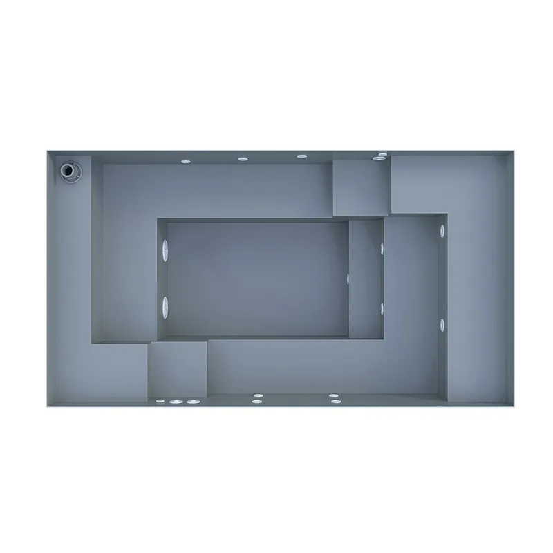 Mega-Angebot Trend PPline Minipool Pure | Grau RAL 7004 | 4,0 x 2,2 x 1,2 m