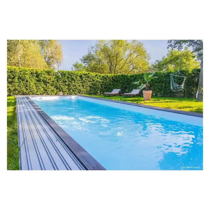 Bestseller Trend PPline Skimmerpool | Platin | B 8 mm / W 10 mm | Hellgrau | 6 x 3,5 x 1,5 m | inkl. Zubehör