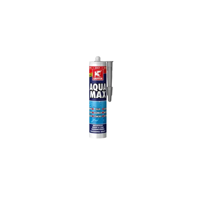 Echt GRIFFON® Konstruktionsklebstoff | Aqua Max® | 425 g | Kartusche | Grau
