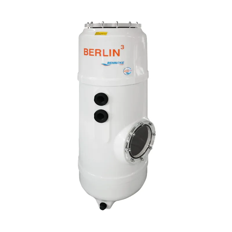 Sichere Zahlung GFK Filterkessel Behncke BERLIN³ | Ø 750 mm | 1.500 mm | RAL 7035 Lichtgrau | ohne Ventil (Ø 63 mm - 2 ")