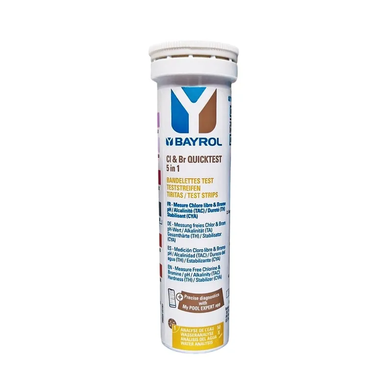 Sale BAYROL Quicktest Teststreifen pH/Cl/TAC/CYA/GH