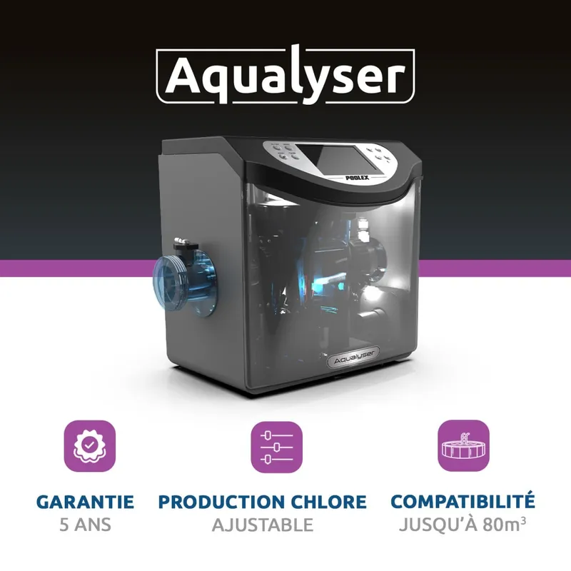 Poolex Aqualyser Total – automatisches Elektrolyse-Wasserpflegesystem für Pools Top-Preis