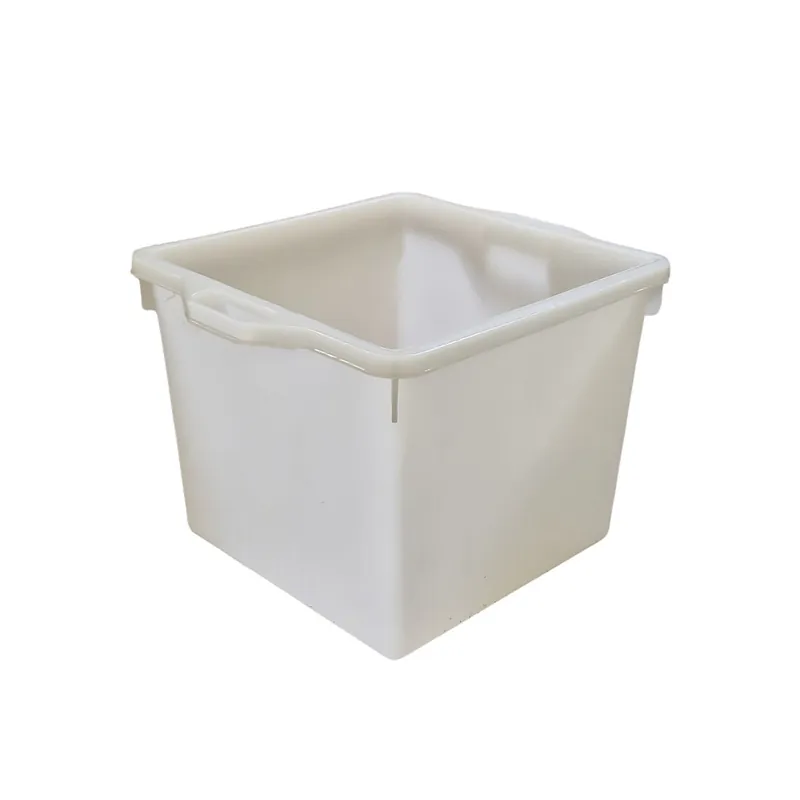 Lagerwanne Sicherheitsauffangwanne 40 Liter PE Tragegriffen 40x40x33cm transparent Expressversand