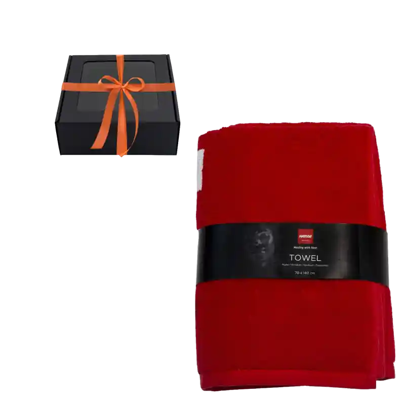 Online Kaufen Handtuch in Geschenkbox, HARVIA, 70 x 140 cm, rot