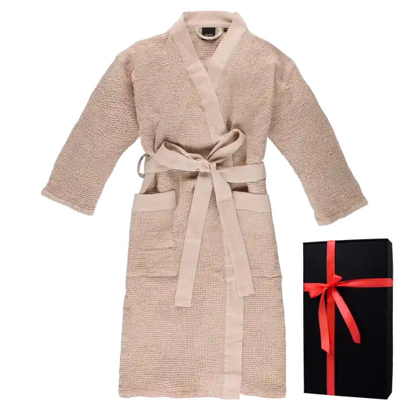 Beliebt Bademantel in Geschenkbox, RENTO KENNO, beige