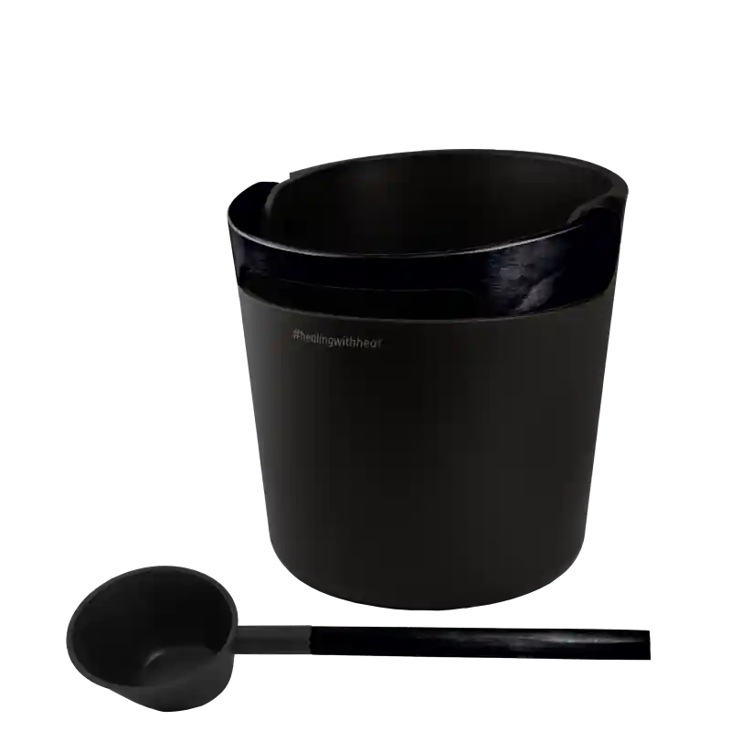HARVIA Helmi Sauna-Eimer- und Schöpfkellen-Set, schwarz Beliebt
