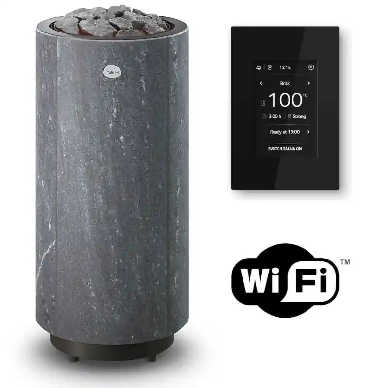 Sofort Bestellen Elektrischer Saunaofen TULIKIVI KAARNA Nobile, mit WIFI-Bedienfeld